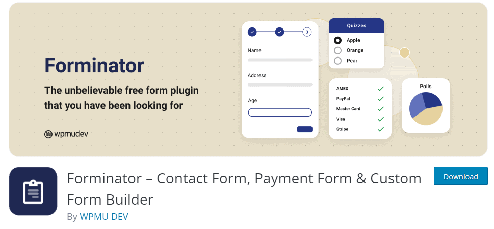 forminator homepage